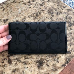 Coach Check Book Cover